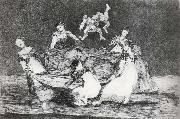 Francisco Goya Disparate feminino oil painting on canvas